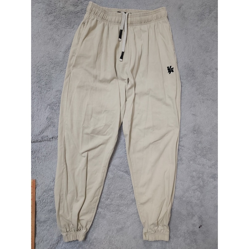 YoungLA Joggers Mens Medium Activewear Joggers Sweatpants Cream Gym Training M